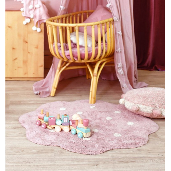 Стираемый ковер Lorena Canals MINI Печенька винтажный нюдовый 90*90 Стираемый ковер Lorena Canals MINI Печенька винтажный нюдовый 90*90