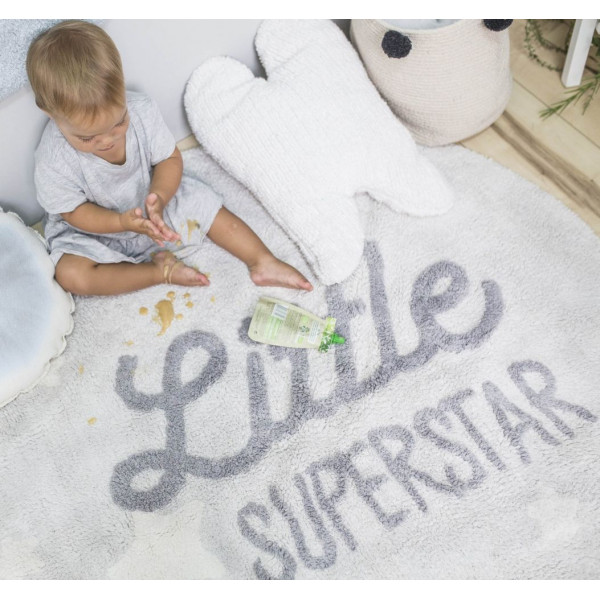 Ковер Lorena Canals с надписью Little Superstar 120D