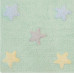 Детский ковер Lorena Canals Stars Tricolor мятный 120*160