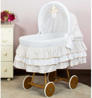 Плетеная колыбель Italbaby Love с капюшоном 