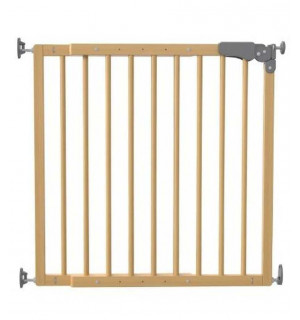 Ворота детские Safe and Care 230-02 на 73-108 см дерево с креплением в стену