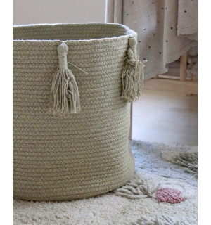 Корзина Lorena Canals WOODY оливковая 30*30