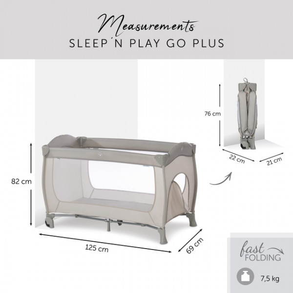 Манеж Hauck Sleep' N Play Go Plus