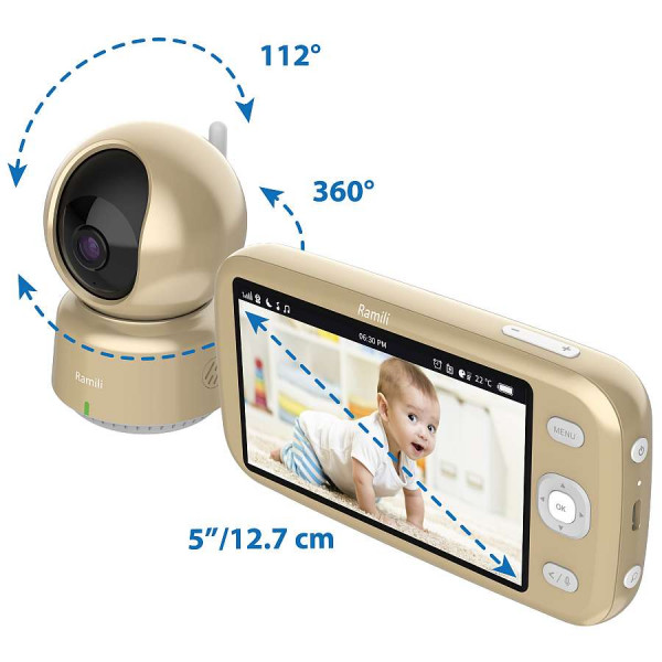 Видеоняня Ramili Baby RV1600X3 с креплением камеры в комплекте