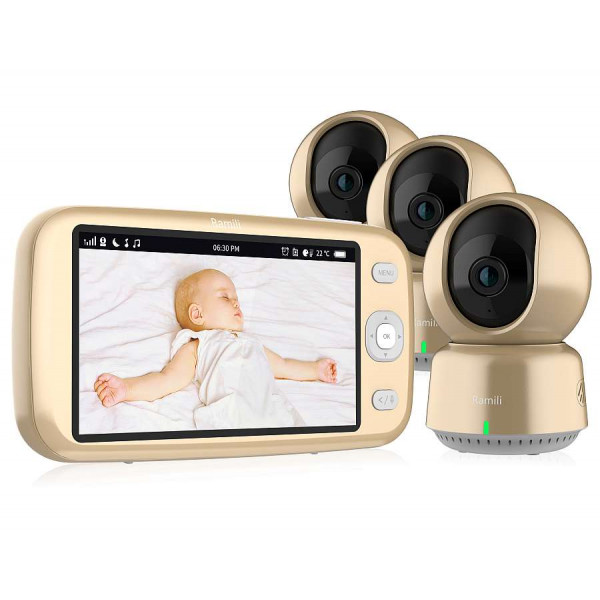 Видеоняня Ramili Baby RV1600X3 с креплением камеры в комплекте