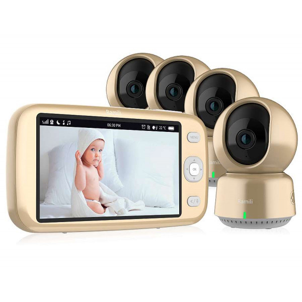 Видеоняня Ramili Baby RV1600X4 с креплением камеры в комплекте Видеоняня Ramili Baby RV1600X4 с креплением камеры в комплекте