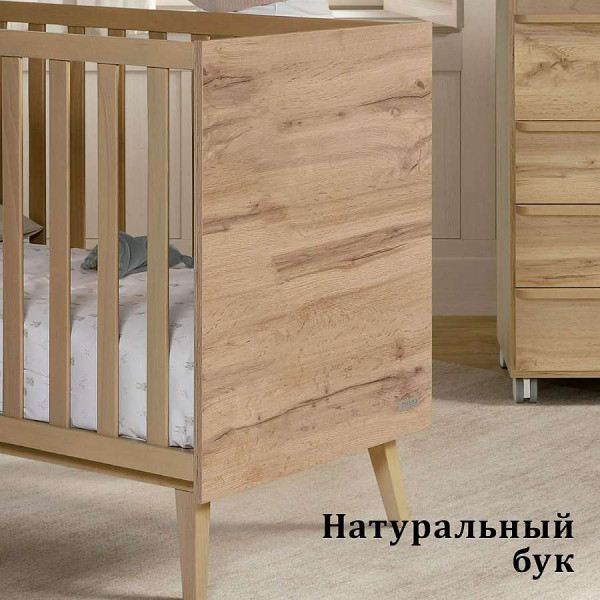 Кроватка Micuna Big Martha Oak 140x70
