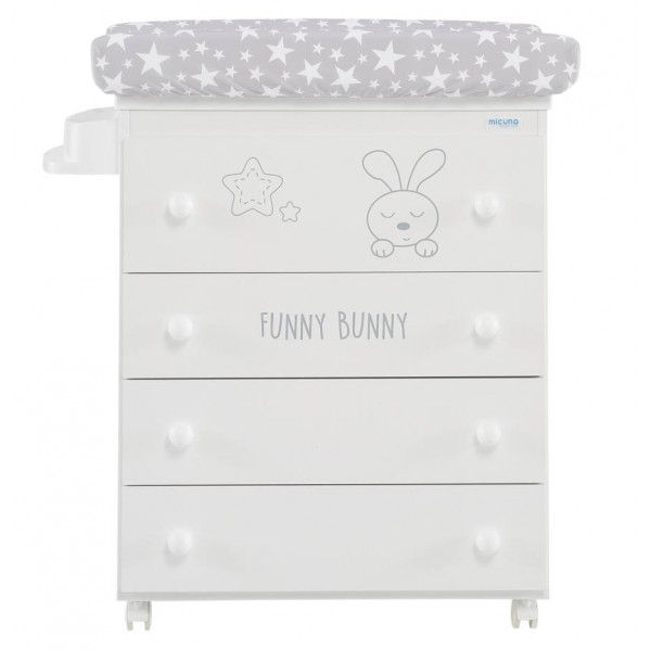 Комод пеленальный с декором Micuna Funny Bunny
