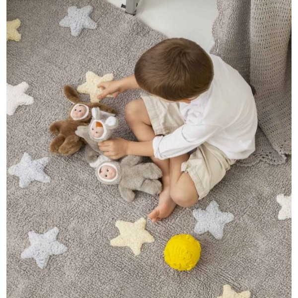 Детский ковер Lorena Canals Stars Tricolor (серо-голубой) 120х160 см