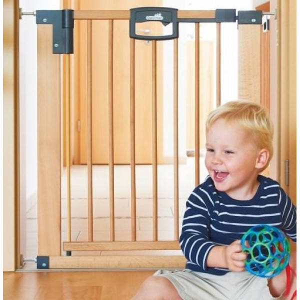 Geuther ворота безопасности деревянные Easylock Natur 2746