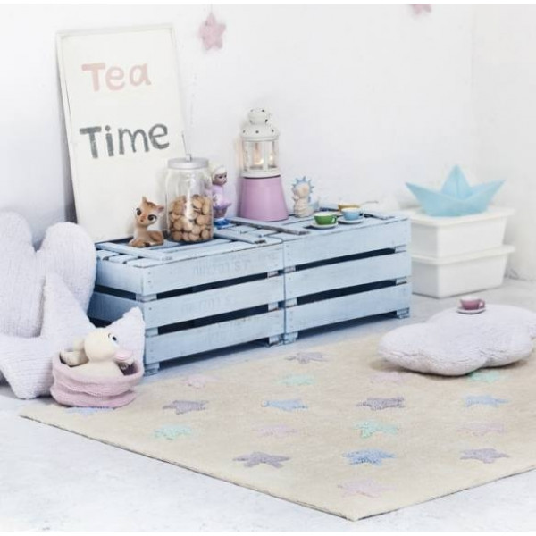 Детский ковер Lorena Canals Stars Tricolor (ванильный) 120х160 см
