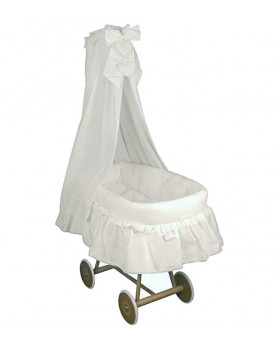 Плетеная колыбель Italbaby Amore с балдахином Плетеная колыбель Italbaby Amore с балдахином