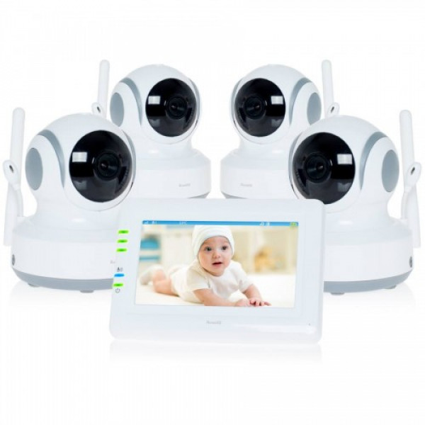 Видеоняня с 4 камерами Ramili Baby RV900X4
