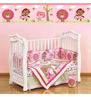 Giovanni Shapito Pink ZOO комплект белья в кроватку 60х120 